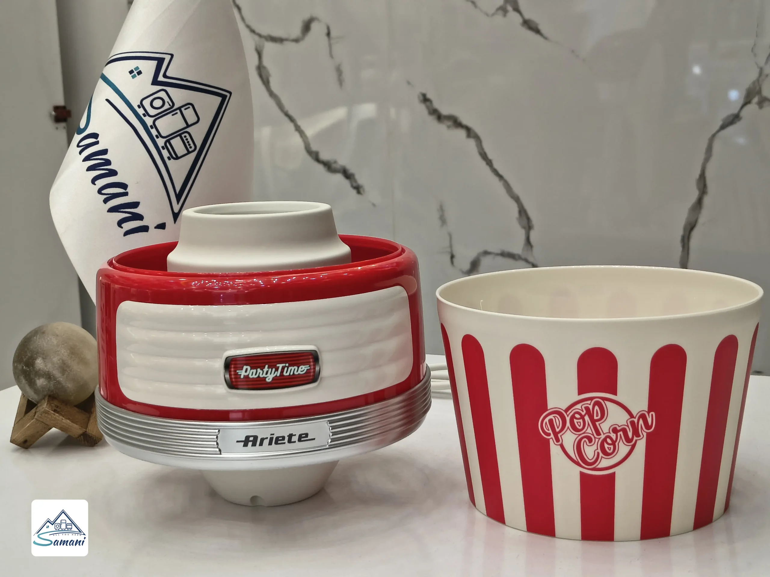 ariete popcorn maker partytime 2957 red