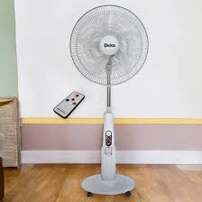 deco rechargeable stand fan rb 4886