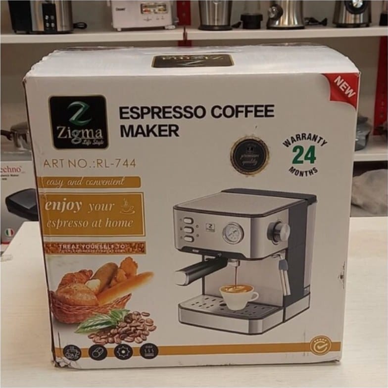 zigma espresso coffee maker rl 744 (2)